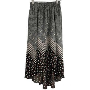 Megan Huntz Atlanta Multi Patterned Midi Skirt